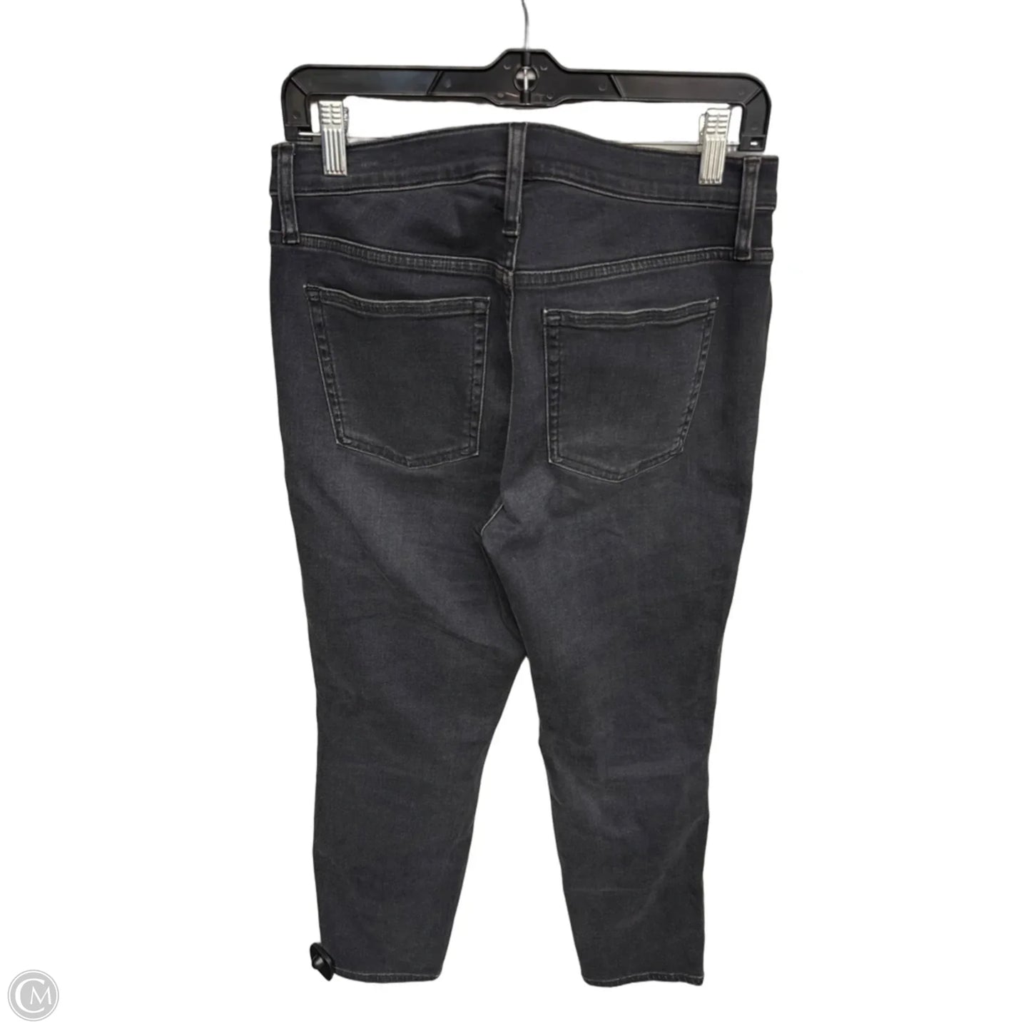 Jeans Straight By J. Crew In Black Denim, Size: 6