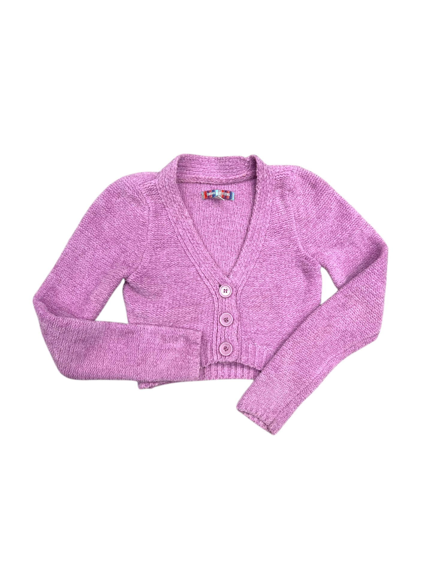 Sweater Cardigan By Urban Outfitters In Purple, Size: Xs