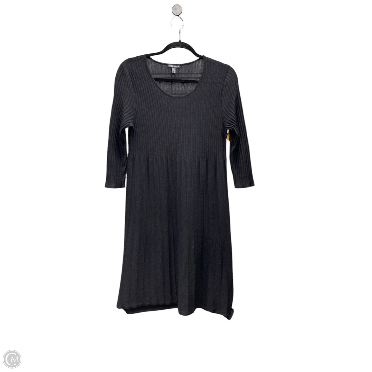 Dress Casual Midi By Eileen Fisher In Black, Size: M