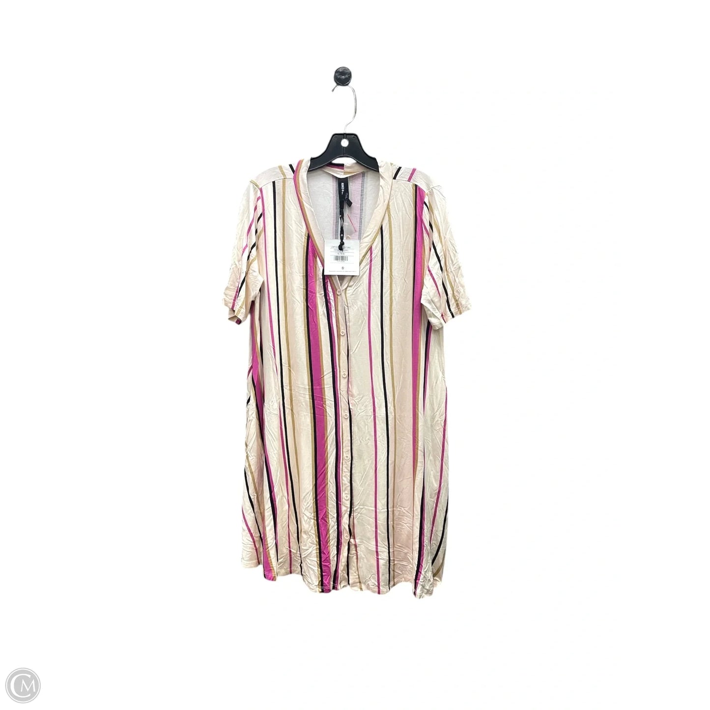 Dress Casual Short By Agnes & Dora In Striped Pattern, Size: Xl