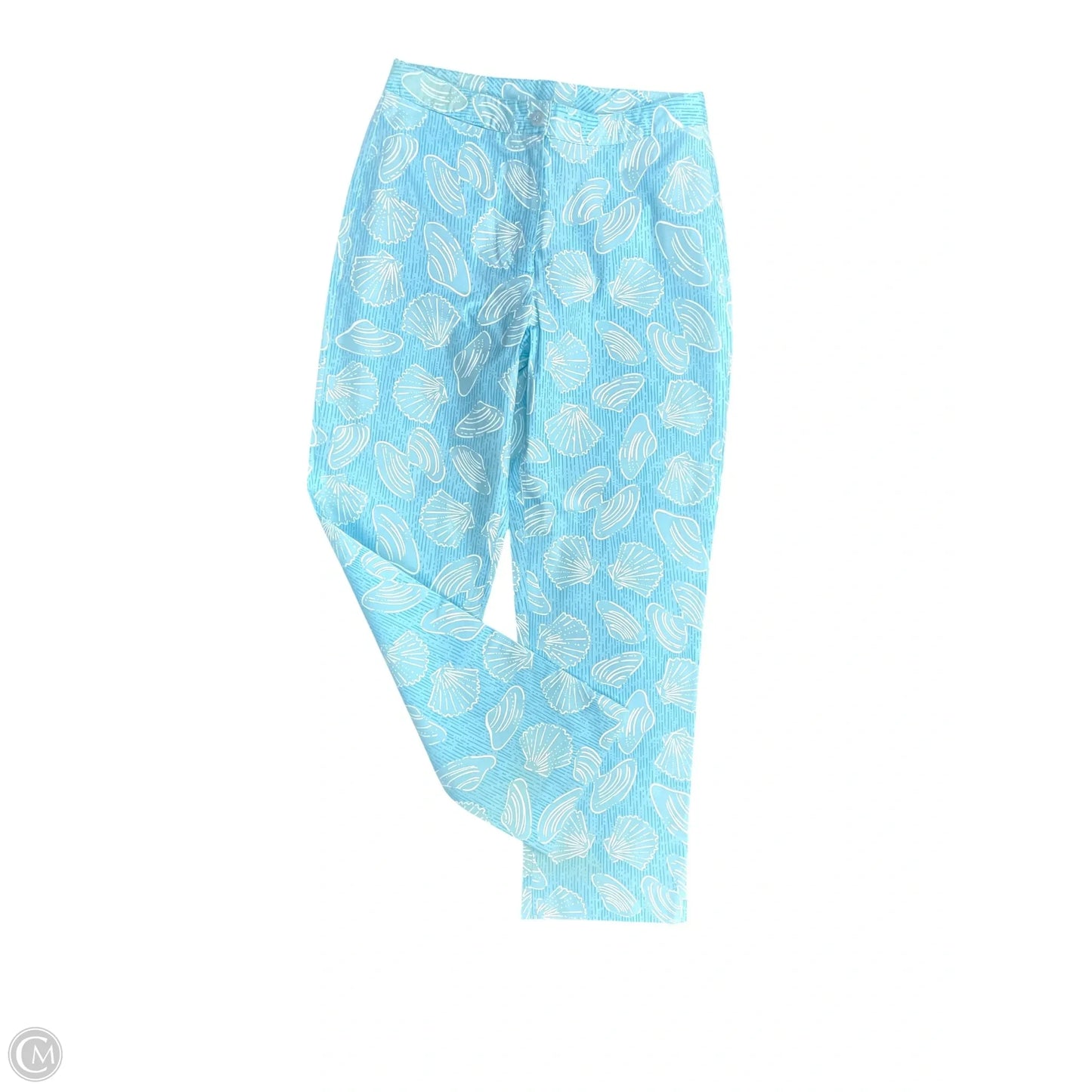 Pants Designer By Lilly Pulitzer In Blue & White, Size: 0