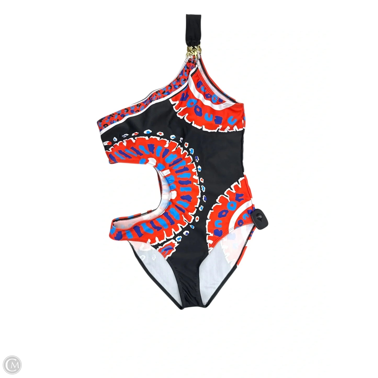 Swimsuit By Clothes Mentor In Black & Red, Size: L