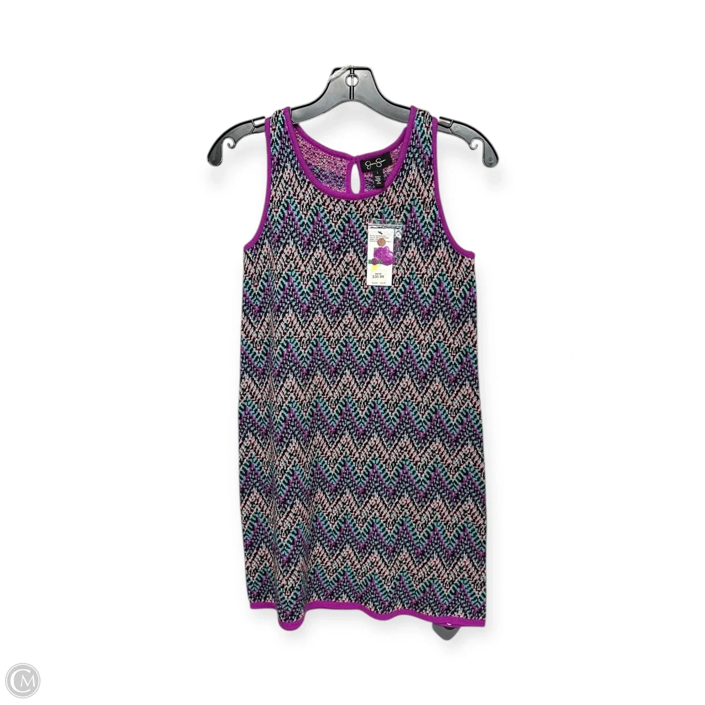 Dress Casual Midi By Jessica Simpson In Purple, Size: L