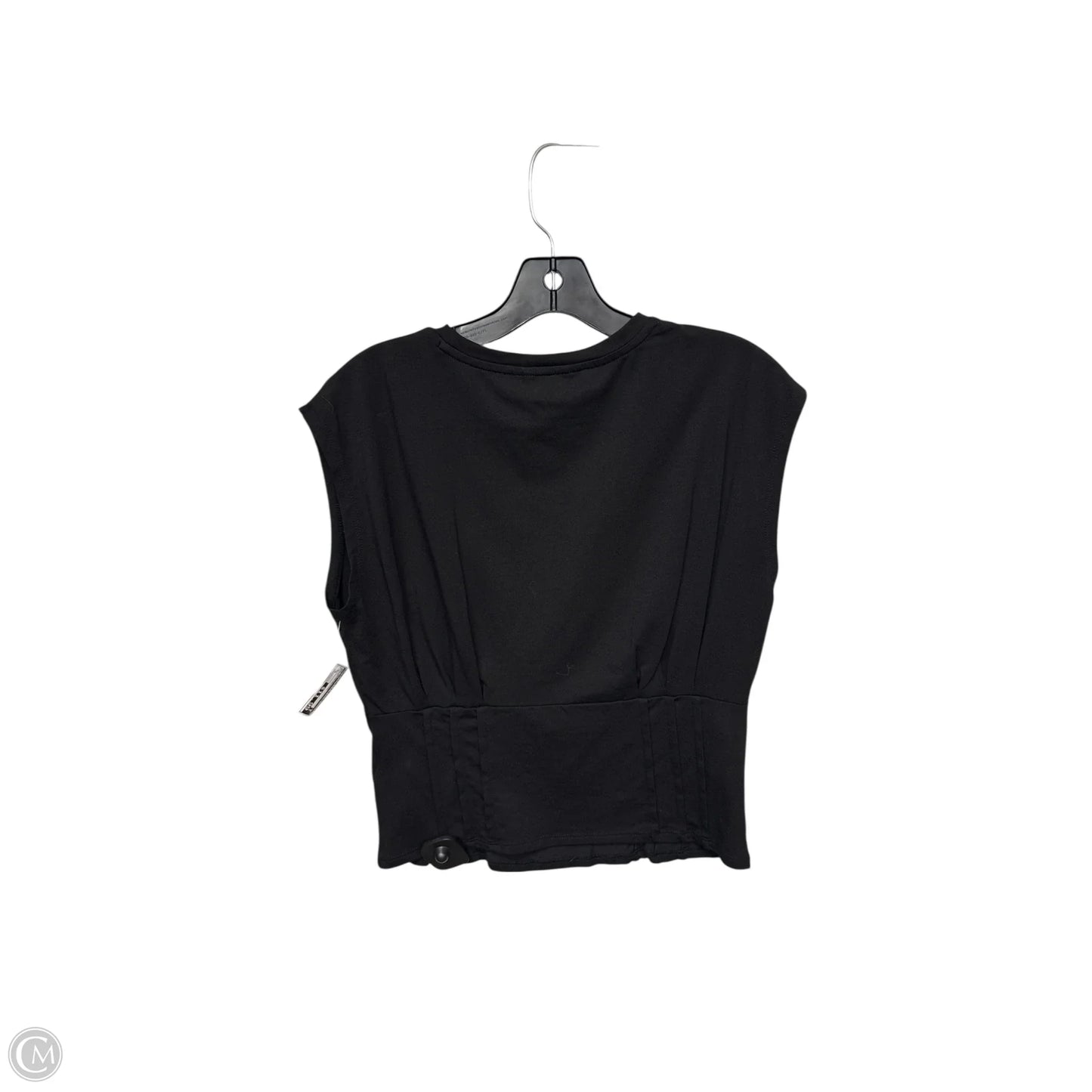 Top Sleeveless By Guess In Black, Size: L