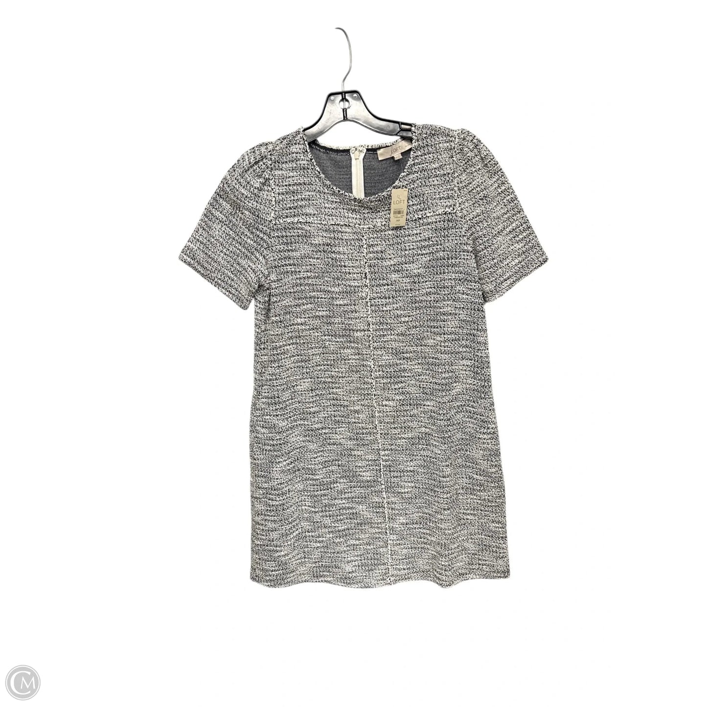 Dress Work By Loft In Grey, Size: Mp