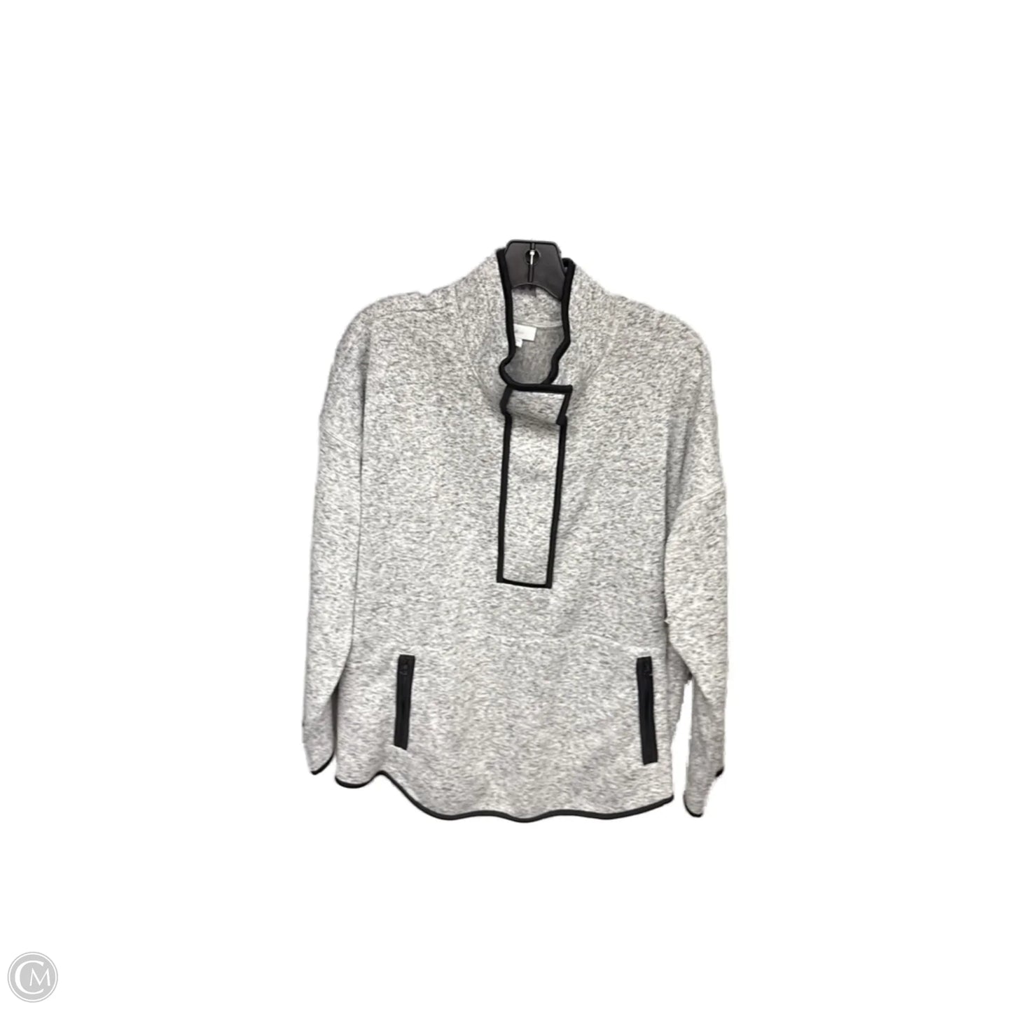 Jacket Fleece By J. Jill In Grey, Size: 2x