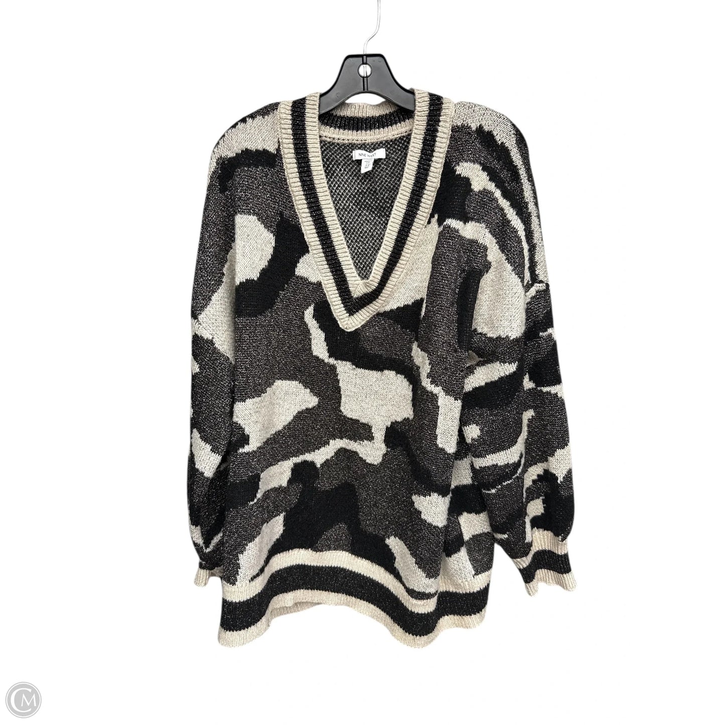 Sweater By Nine West In Animal Print, Size: 3x