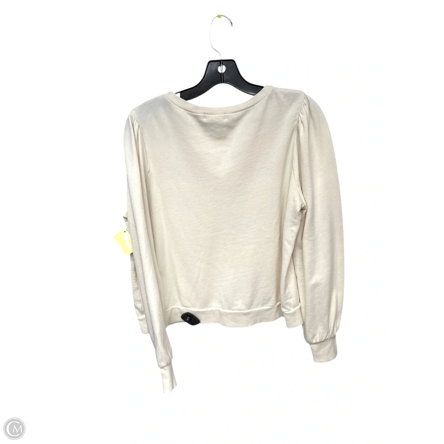 Top Long Sleeve By Z Supply In Cream, Size: M