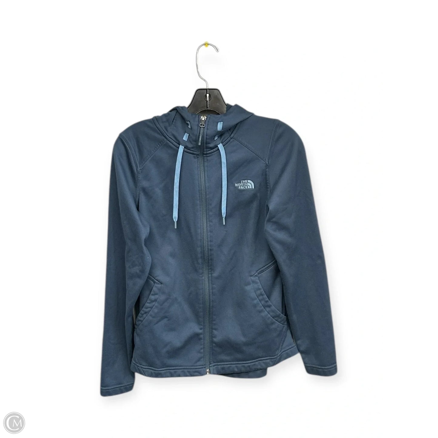 Athletic Jacket By The North Face In Teal, Size: S