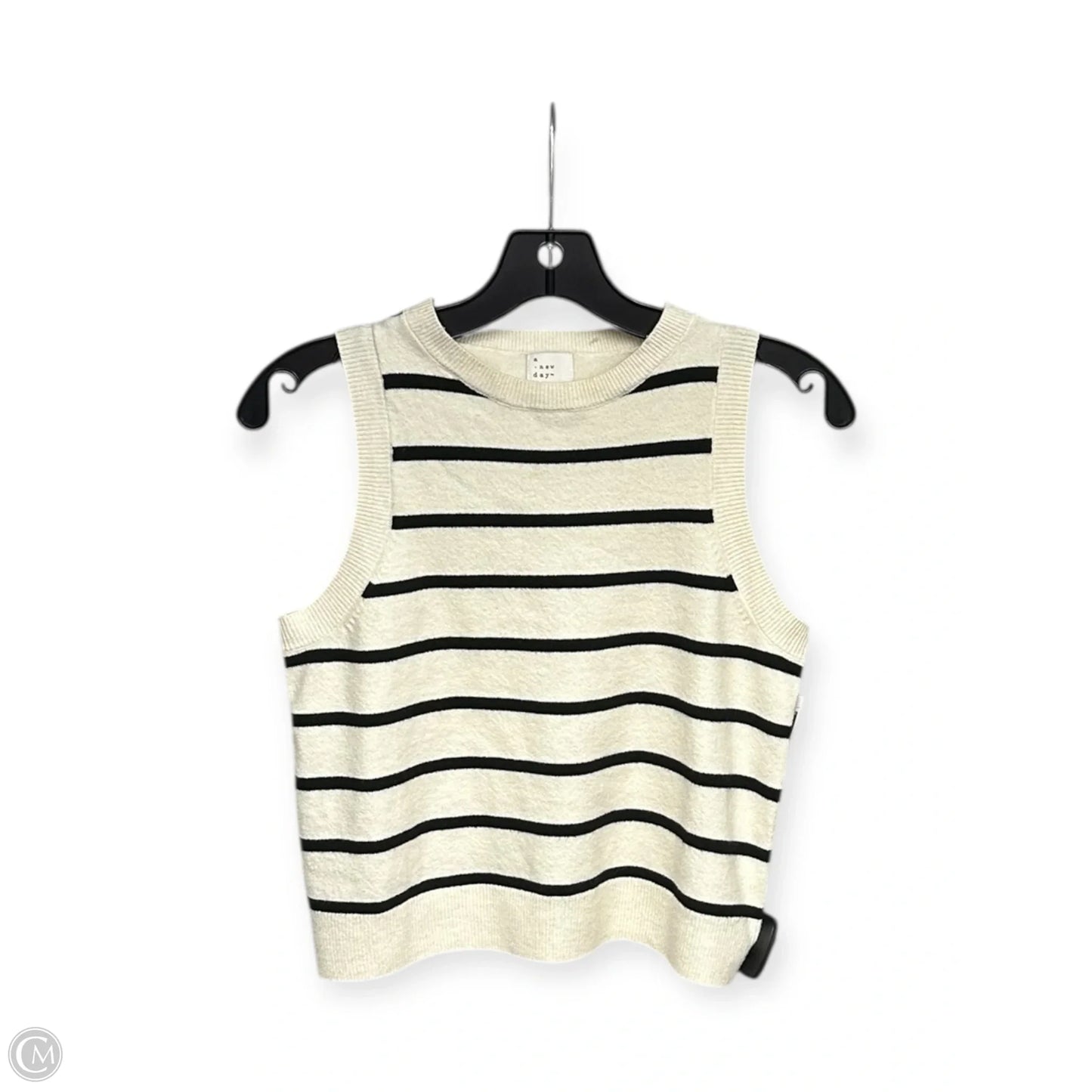 Top Sleeveless By A New Day In Striped Pattern, Size: S