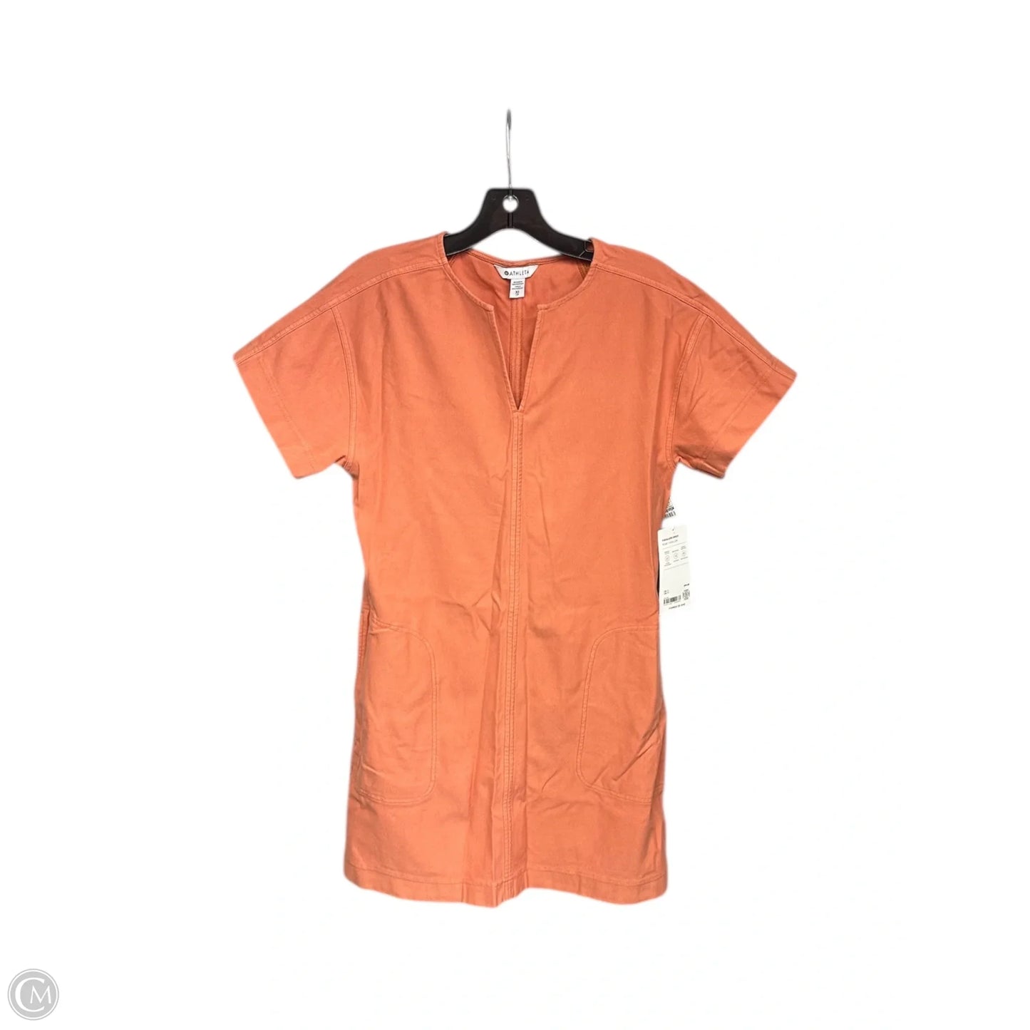 Dress Casual Midi By Athleta In Orange, Size: Xs