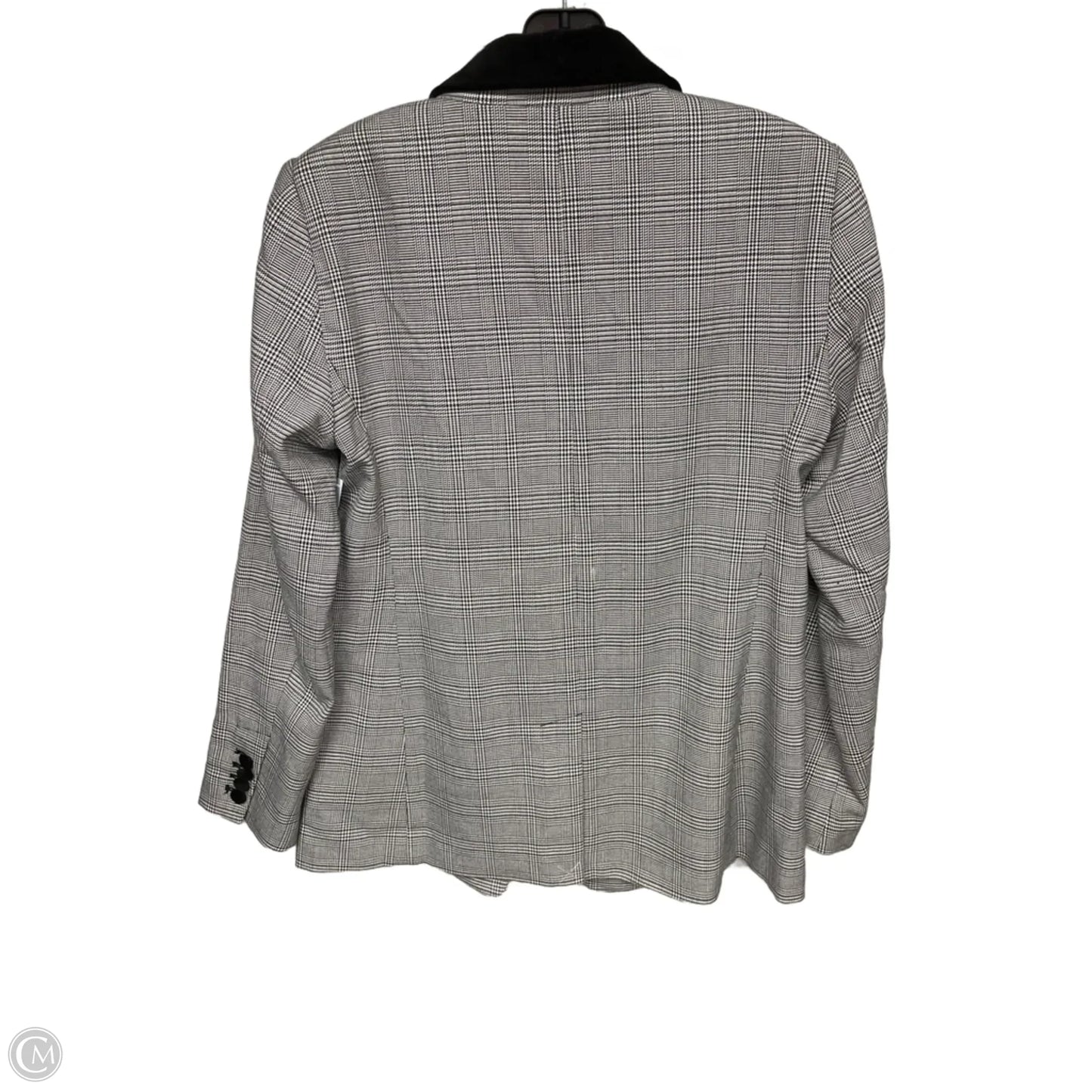 Blazer By Loft In Black & Grey, Size: 4