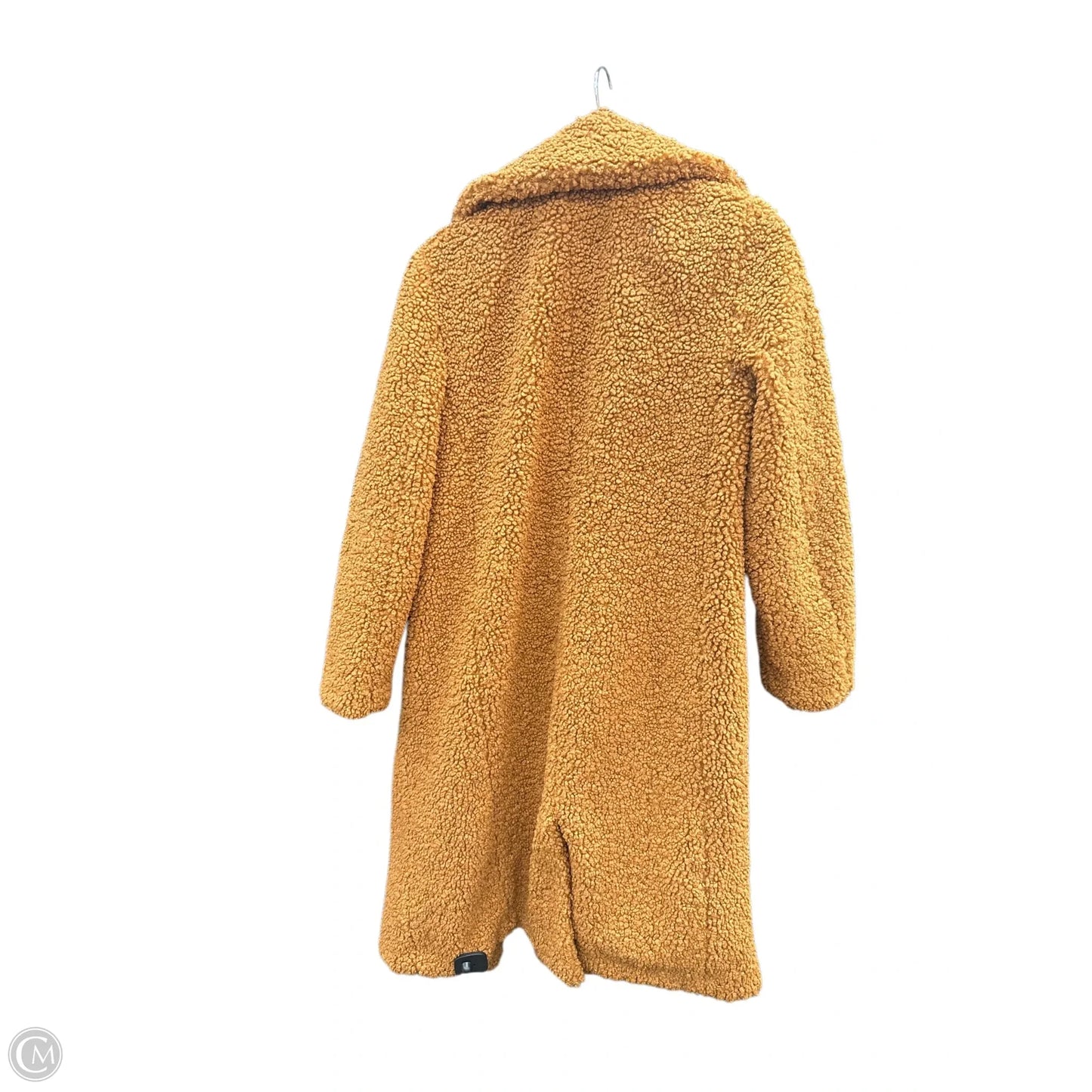 Coat Faux Fur & Sherpa By J. Crew In Orange, Size: S