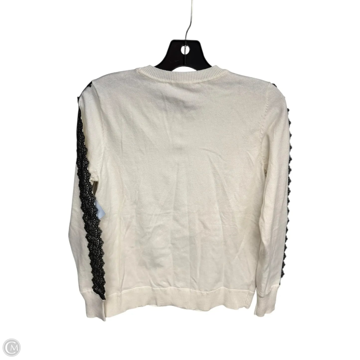 Sweater By Loft In Black & White, Size: S