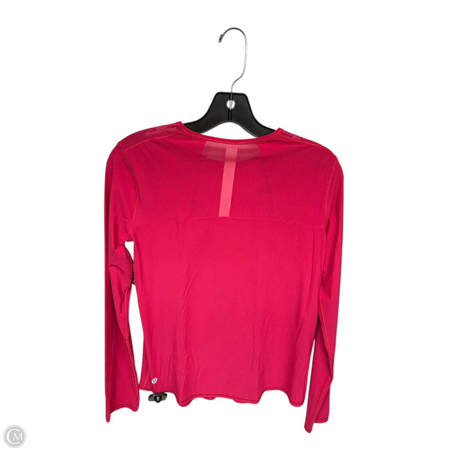 Athletic Top Long Sleeve Crewneck By Lululemon In Pink, Size: 4