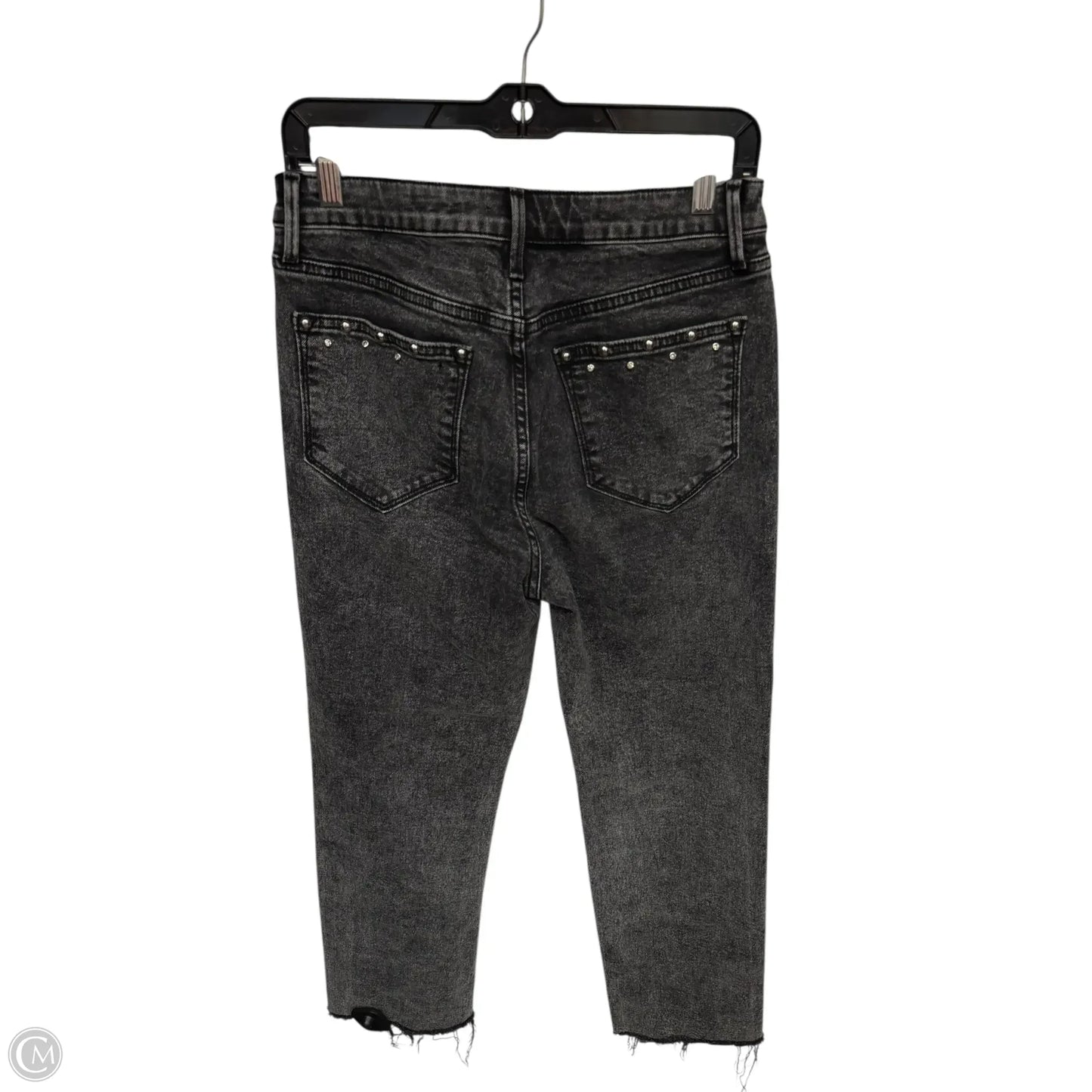 Jeans Straight By Aqua In Black Denim, Size: 4