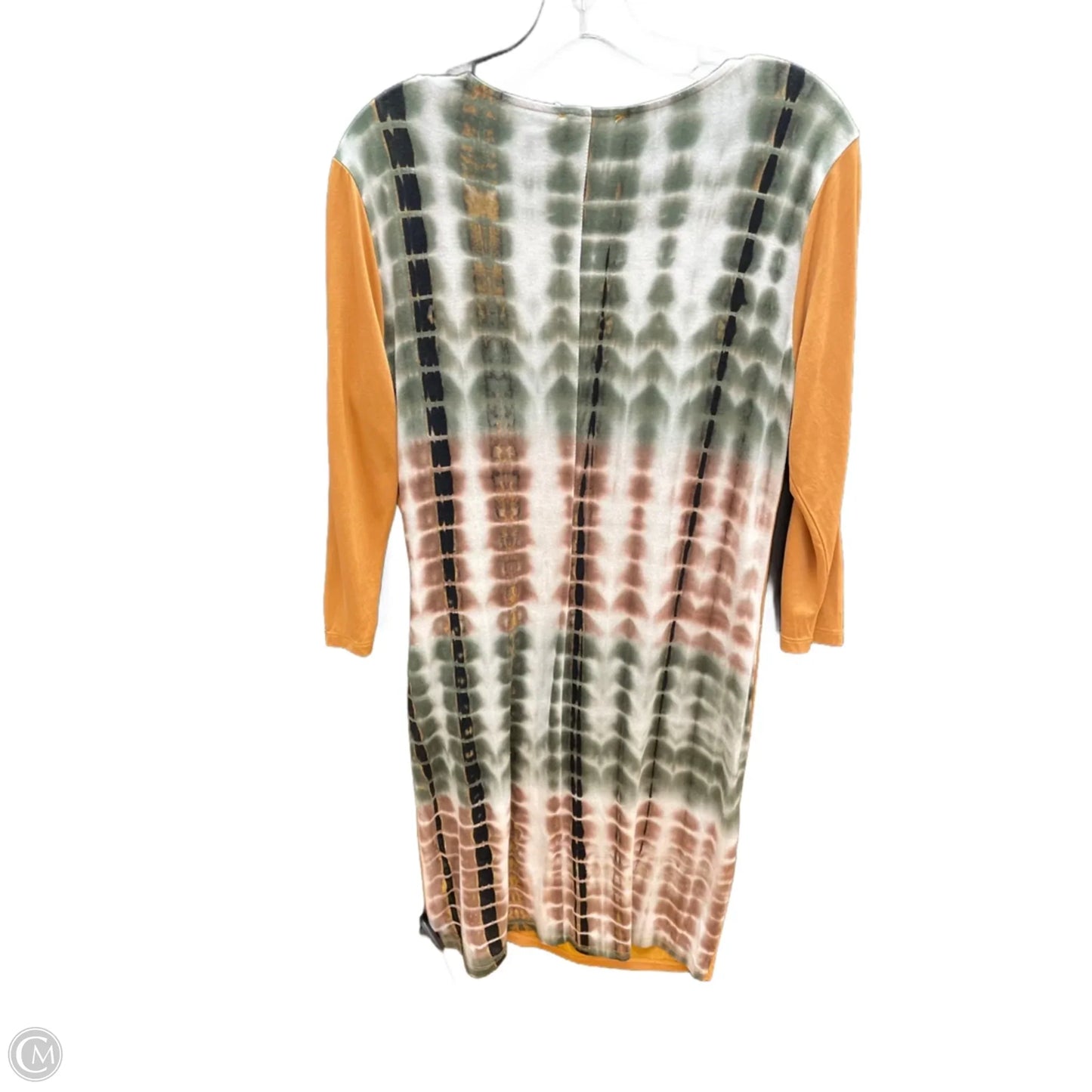 Dress Casual Midi By Mystree In Brown & Green, Size: S