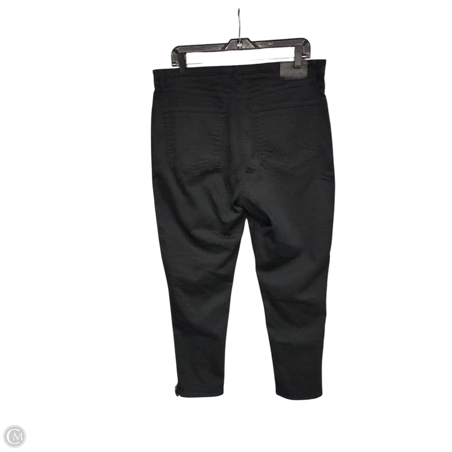 Jeans Straight By Lauren By Ralph Lauren In Black, Size: 16