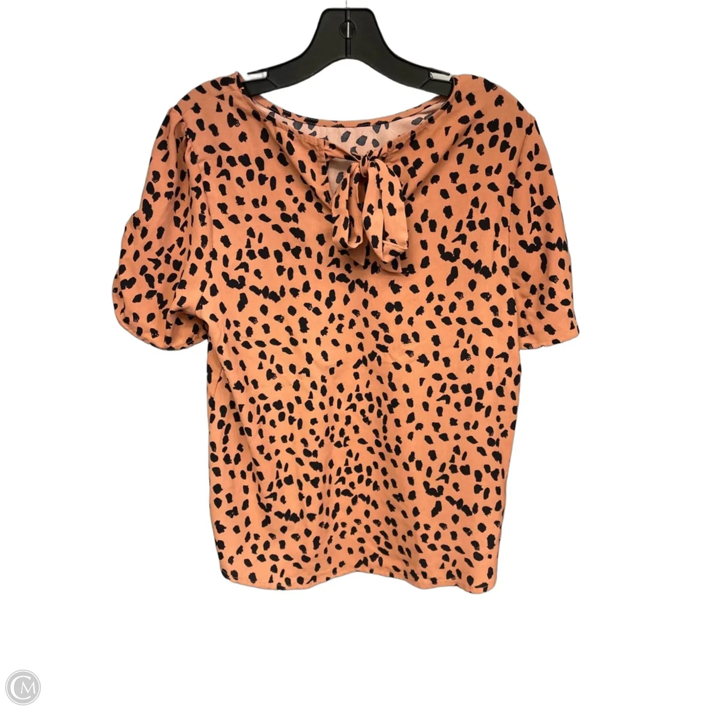 Top Short Sleeve By Papermoon In Animal Print, Size: S