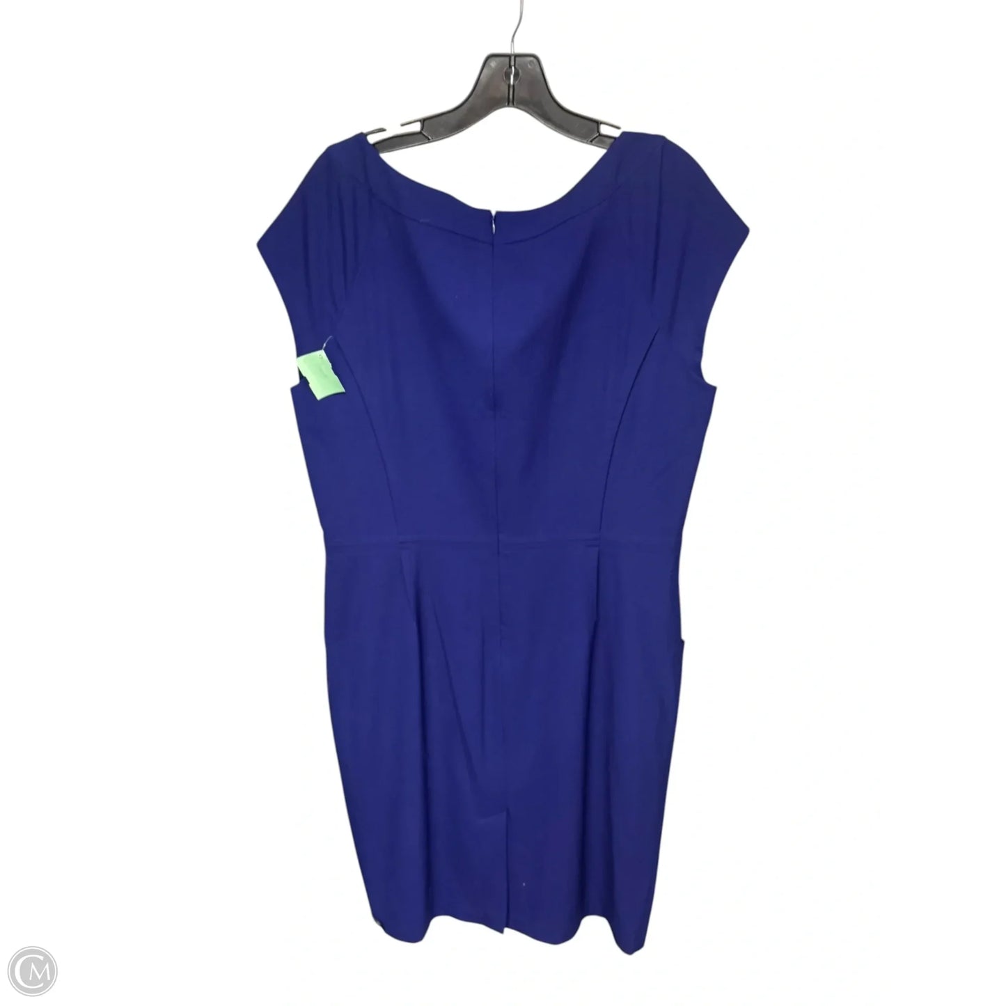 Dress Designer By Lafayette 148 In Blue, Size: 14