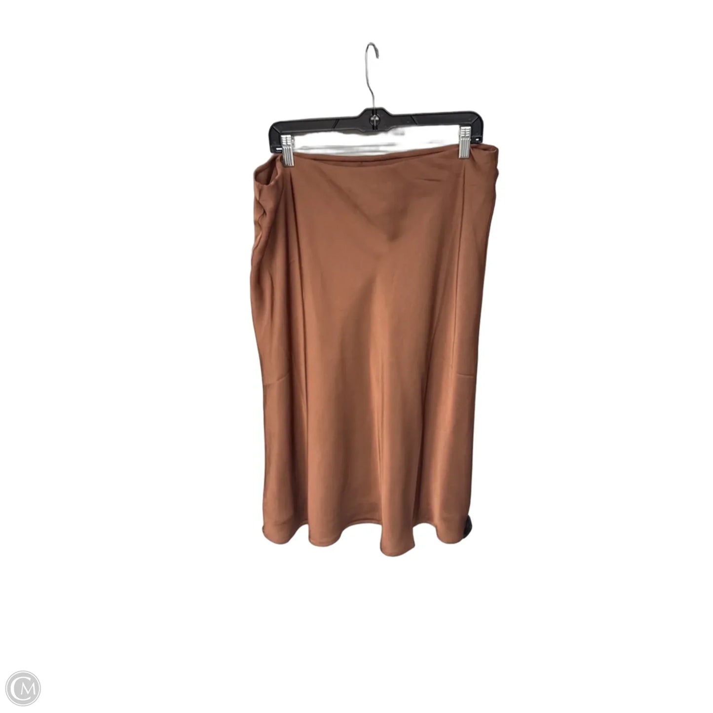 Skirt Maxi By Clothes Mentor In Brown, Size: Xl