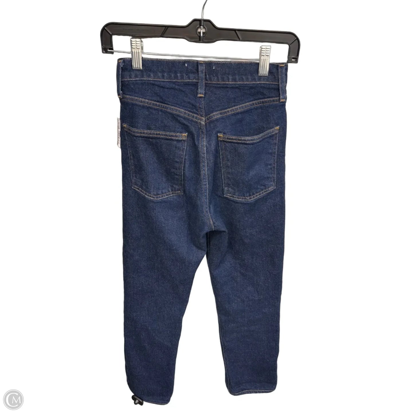 Jeans Straight By Agolde In Blue Denim, Size: 24
