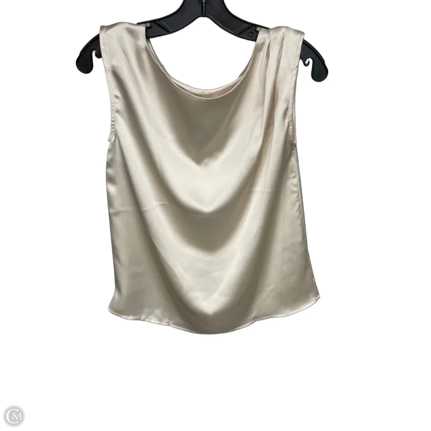 Top Sleeveless By Loft In Cream, Size: Xs
