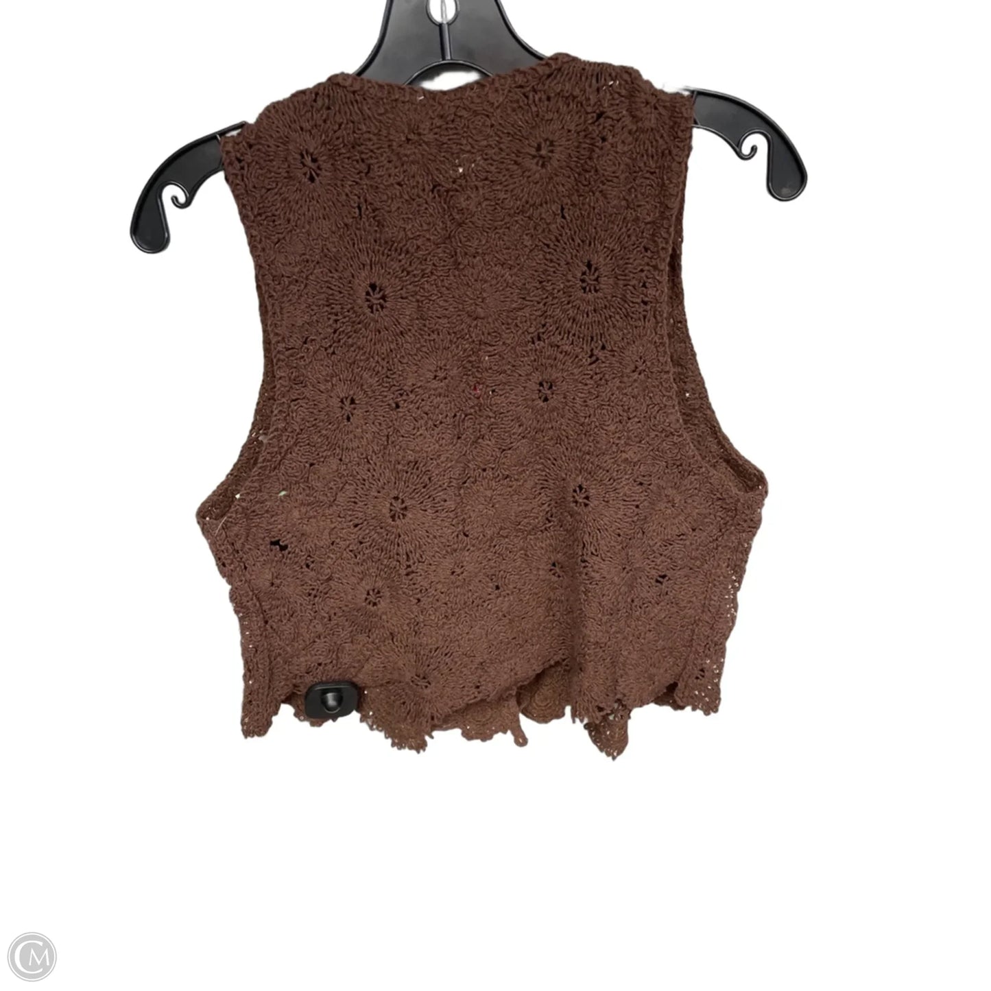 Top Sleeveless By Pinky In Brown, Size: M