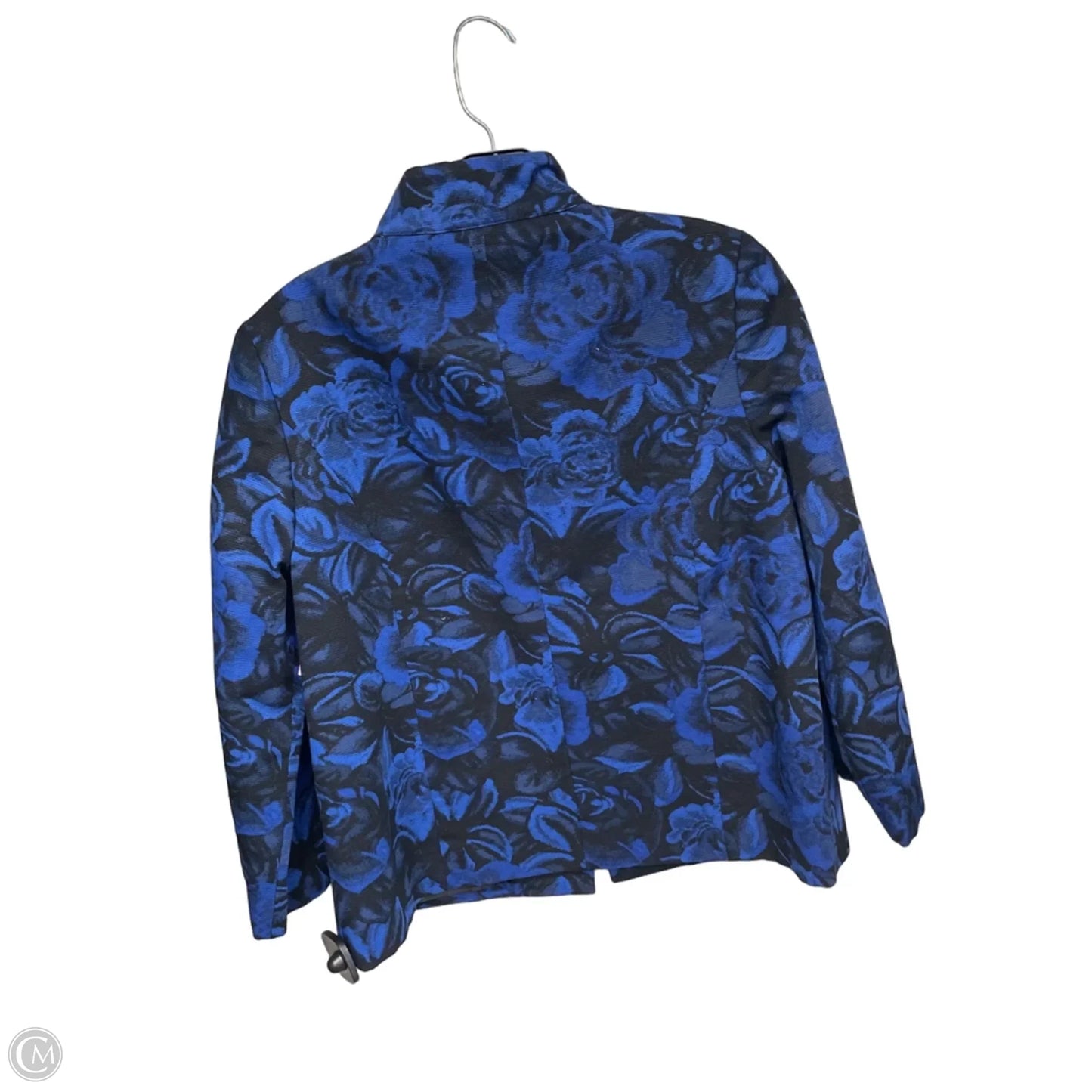 Blazer By Jones New York In Black & Blue, Size: Xs