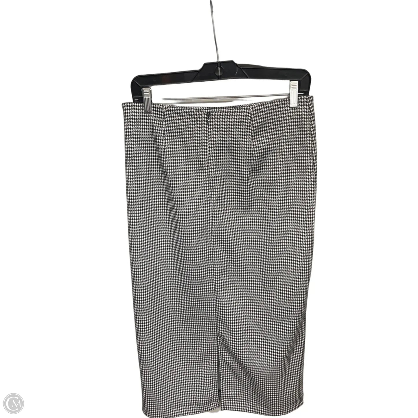 Skirt Midi By Halogen In Checkered Pattern, Size: S