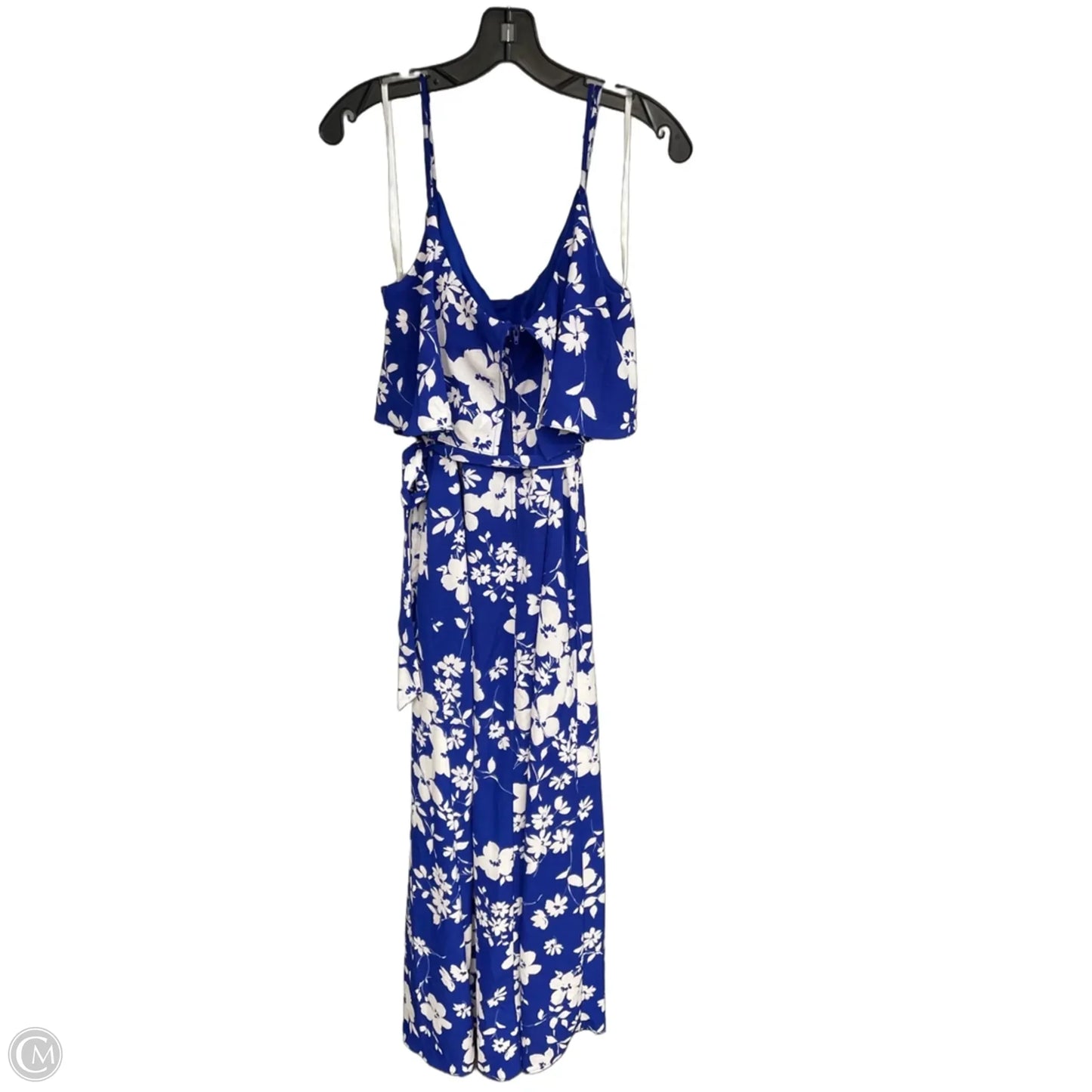 Dress Casual Maxi By Premier Amour In Blue & White, Size: 16