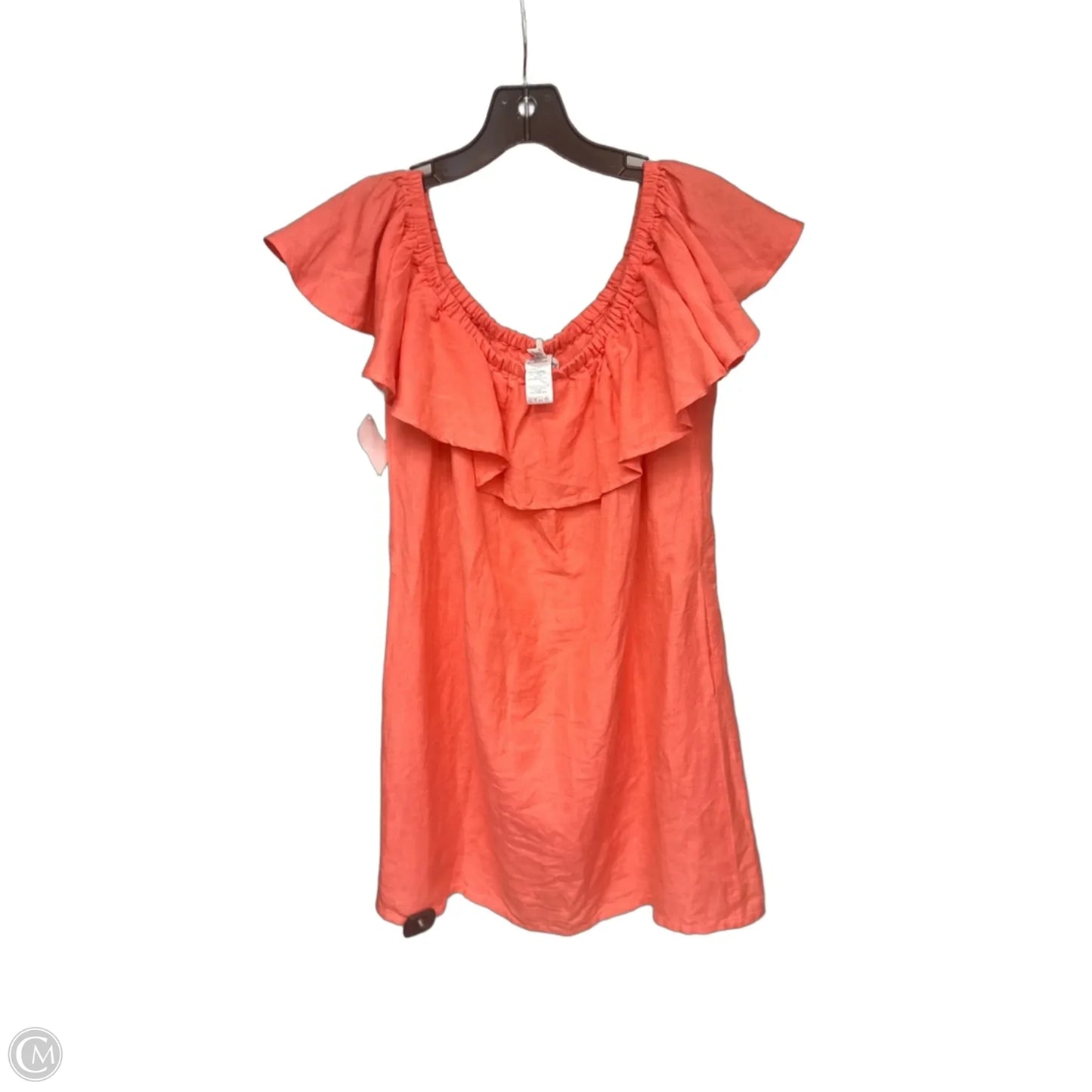 Dress Casual Midi By Tommy Bahama In Orange, Size: M