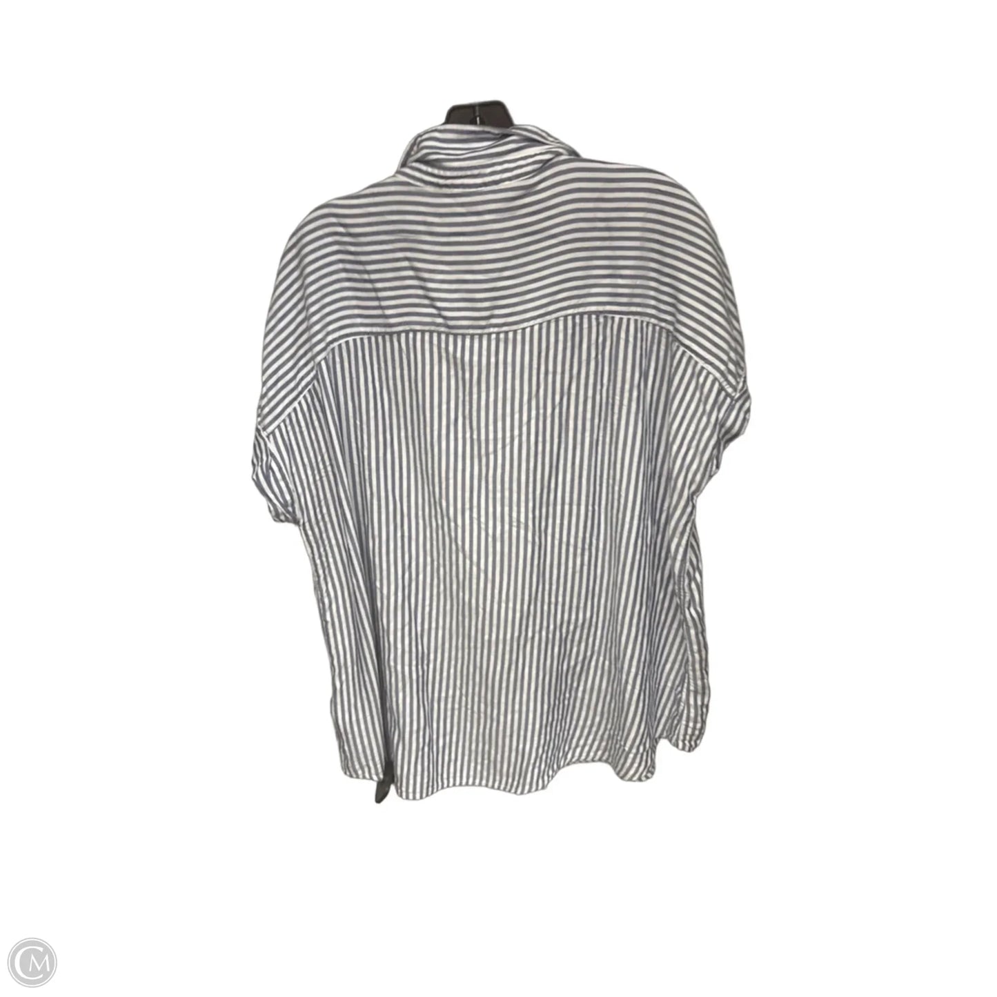 Top Short Sleeve By Beachlunchlounge In Striped Pattern, Size: Xl
