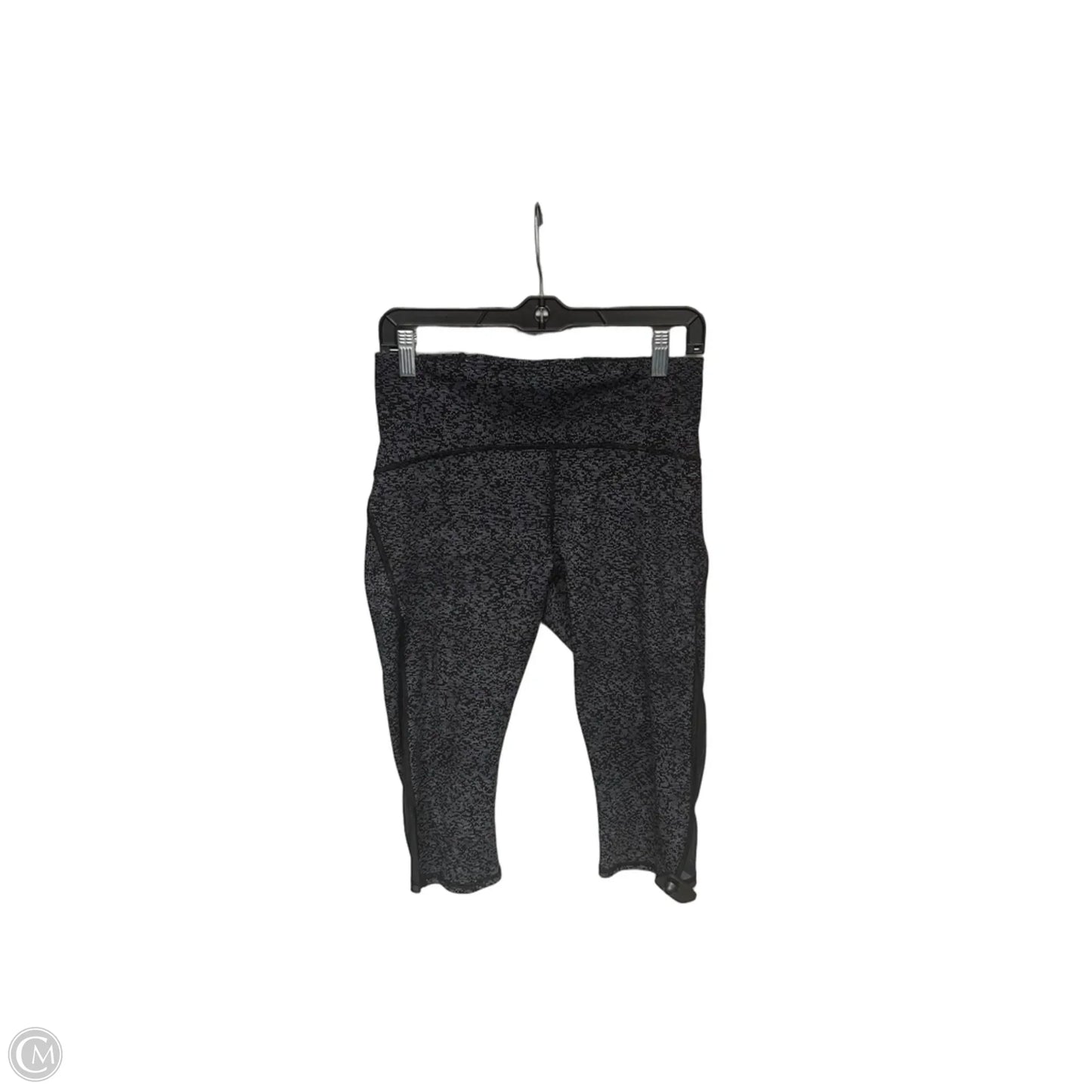 Athletic Capris By Lululemon In Black & White, Size: 10