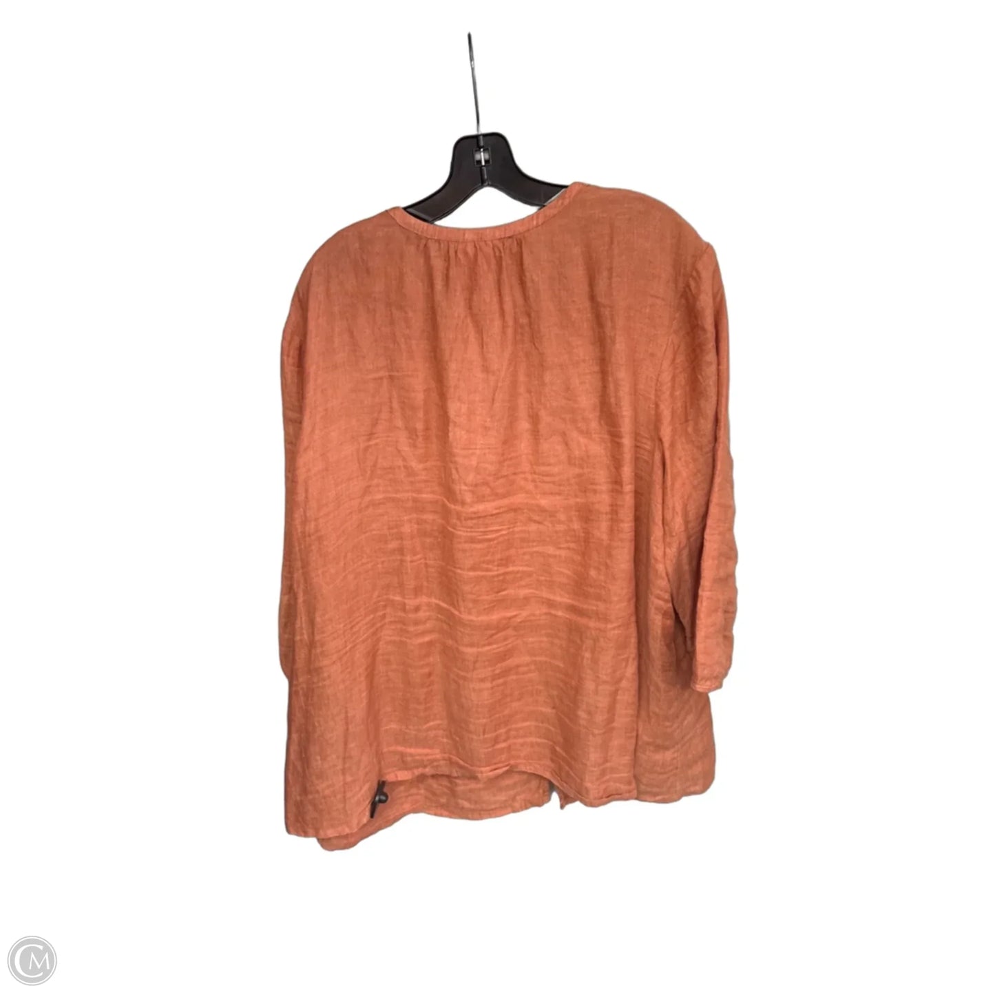 Tunic Long Sleeve By Pure Jill In Orange, Size: 3x