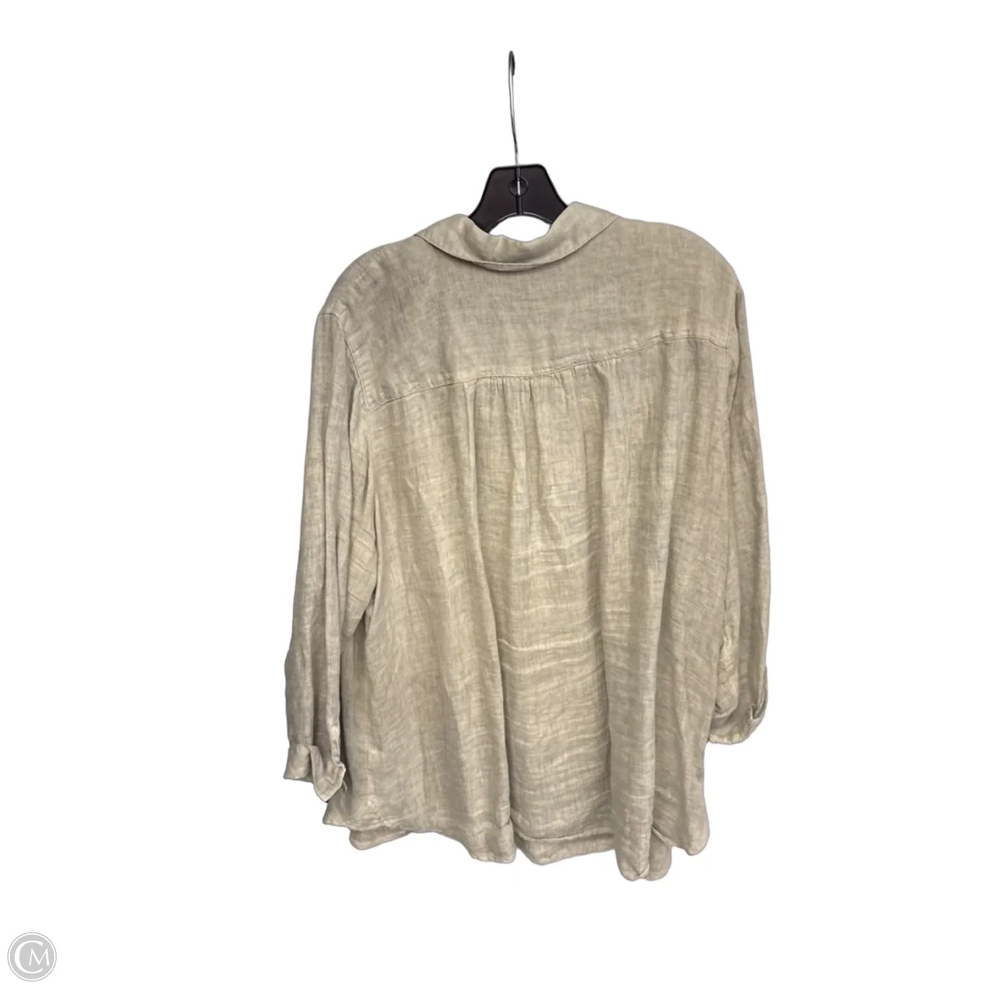 Tunic Long Sleeve By Pure Jill In Green, Size: 2x