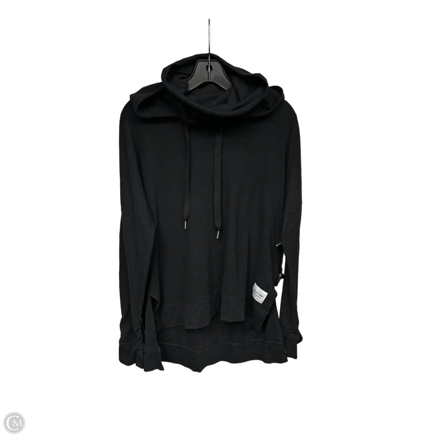 Athletic Top Long Sleeve Hoodie By Calvin Klein Performance In Black, Size: Xl