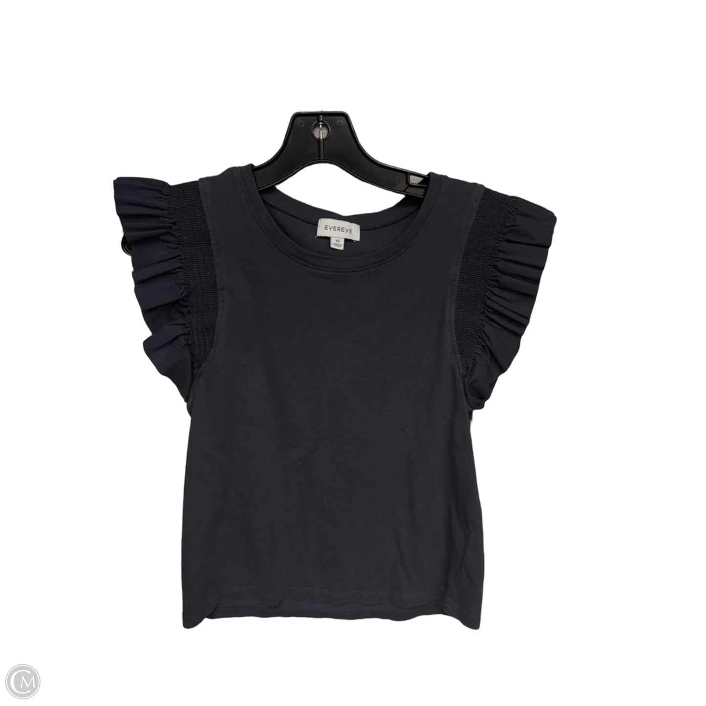 Top Short Sleeve By Evereve In Grey, Size: Xs