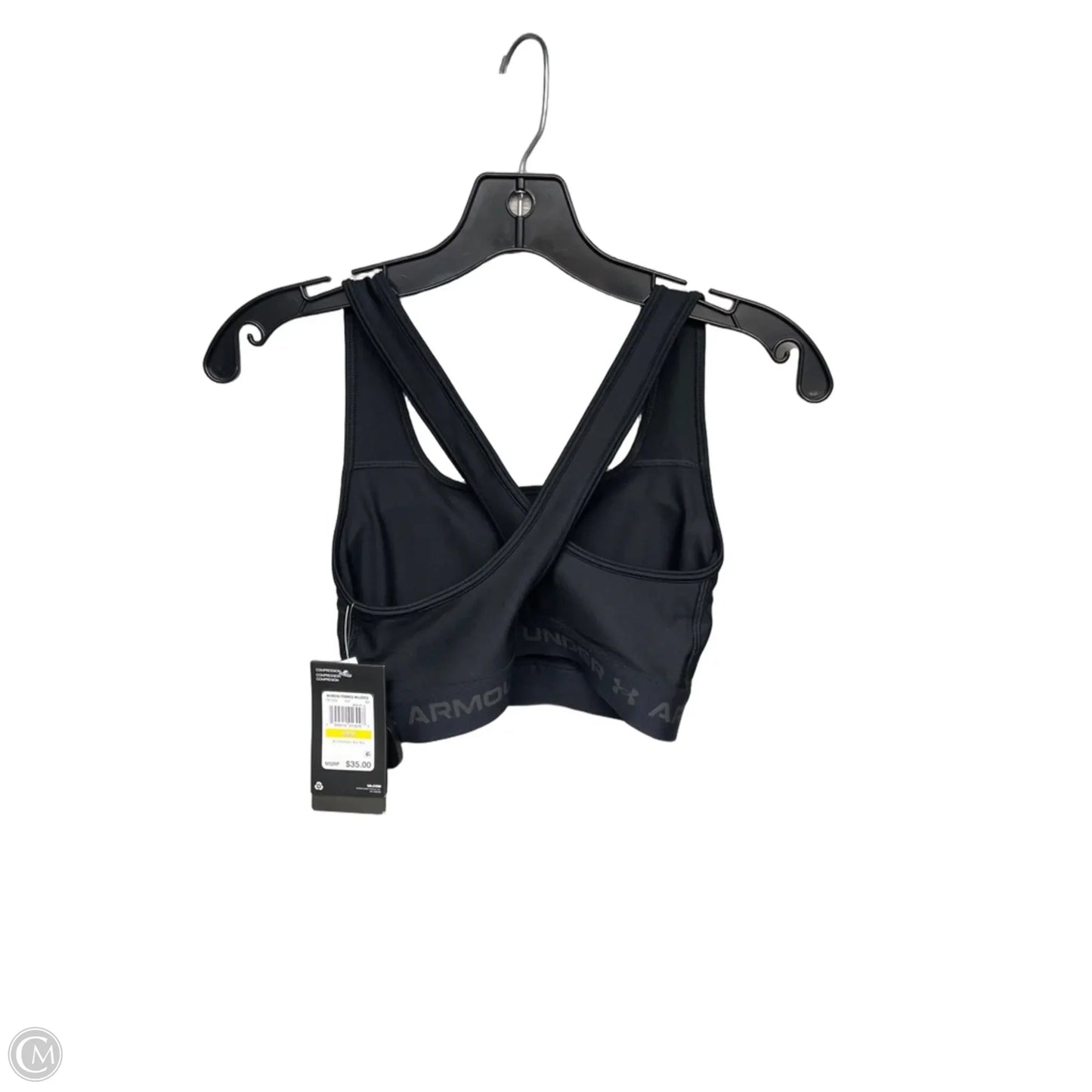 Athletic Bra By Under Armour In Black, Size: M