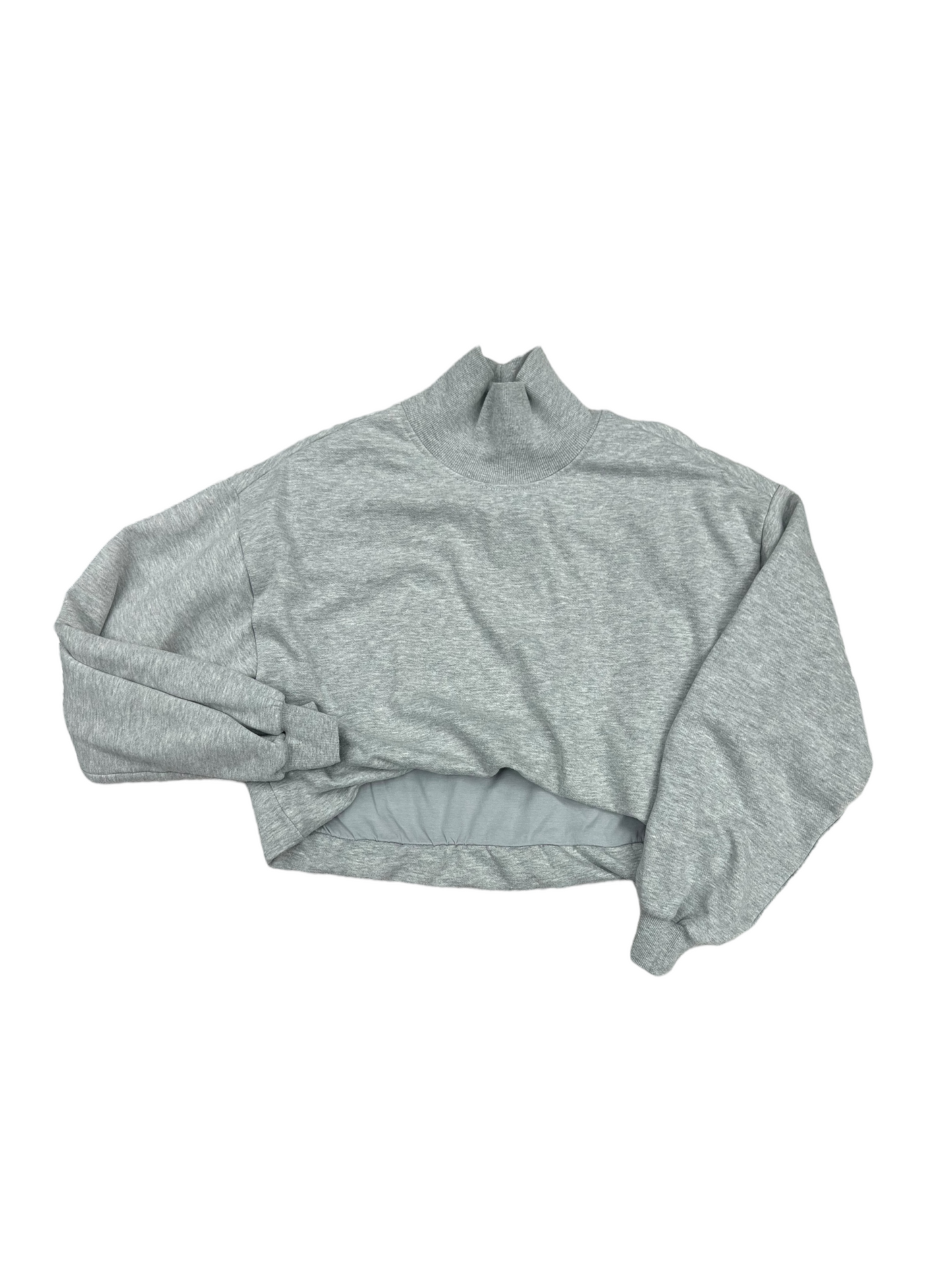 Sweatshirt Collar By Pilcro In Grey, Size: S