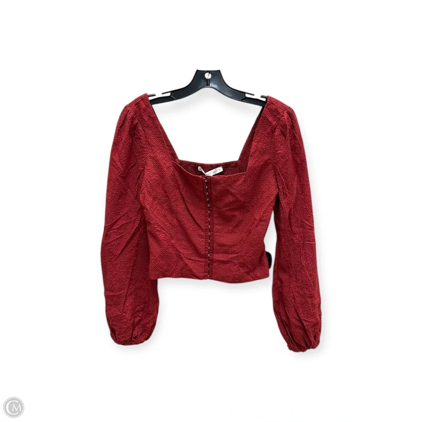 Top Long Sleeve By Altard State In Red, Size: S