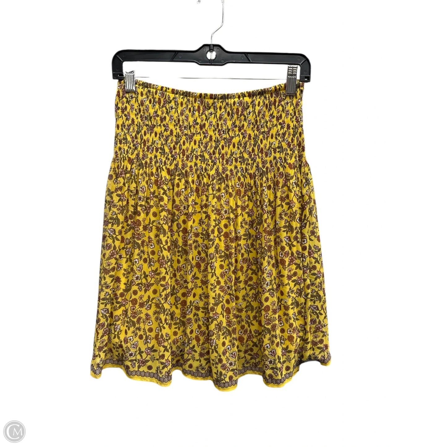 Skirt Mini & Short By Max Studio In Yellow, Size: S