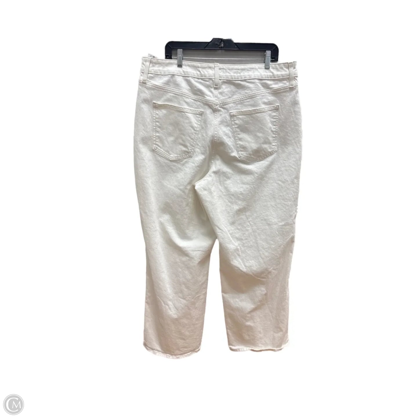 Jeans Wide Leg By Universal Thread In Ivory, Size: 18