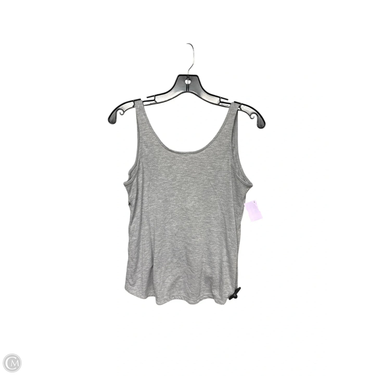 Athletic Tank Top By Adidas In Grey, Size: L