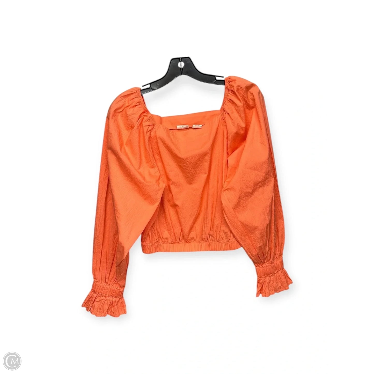 Top Long Sleeve By Levis In Orange, Size: Xs