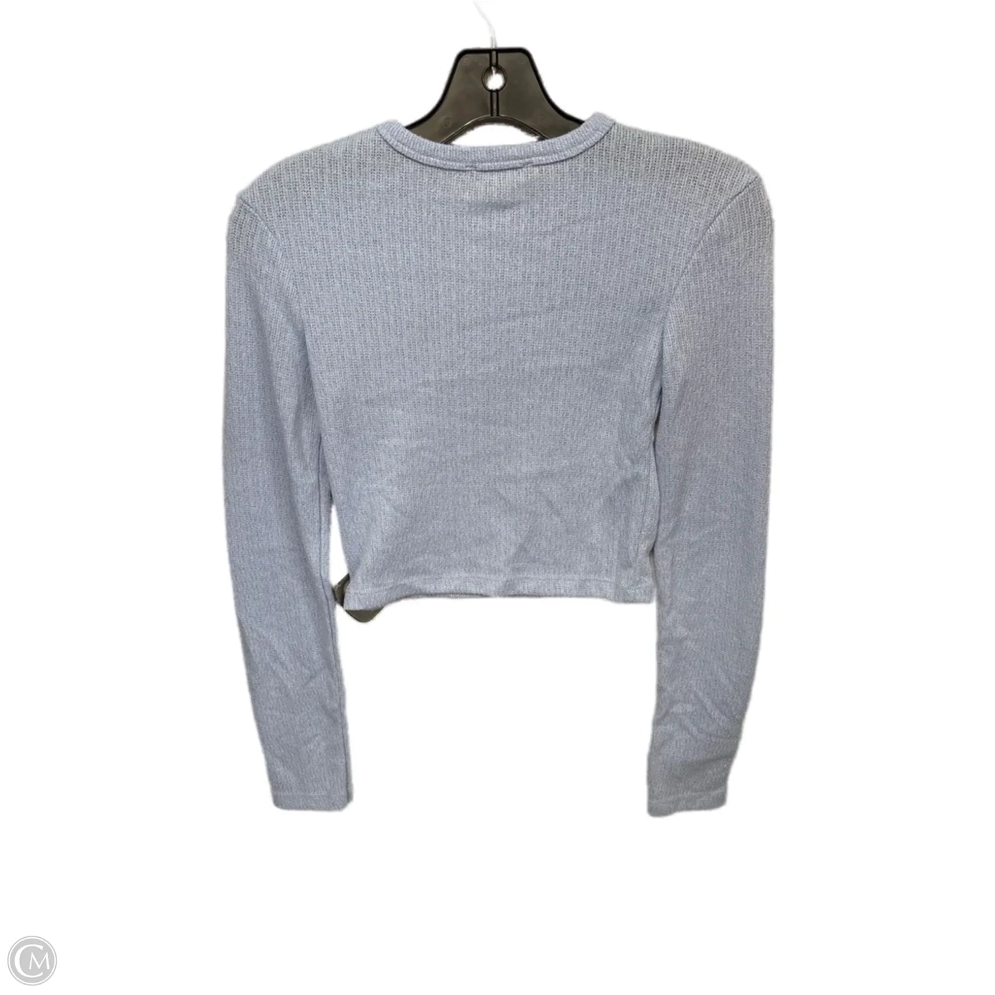 Top Long Sleeve By Zara In Blue, Size: S