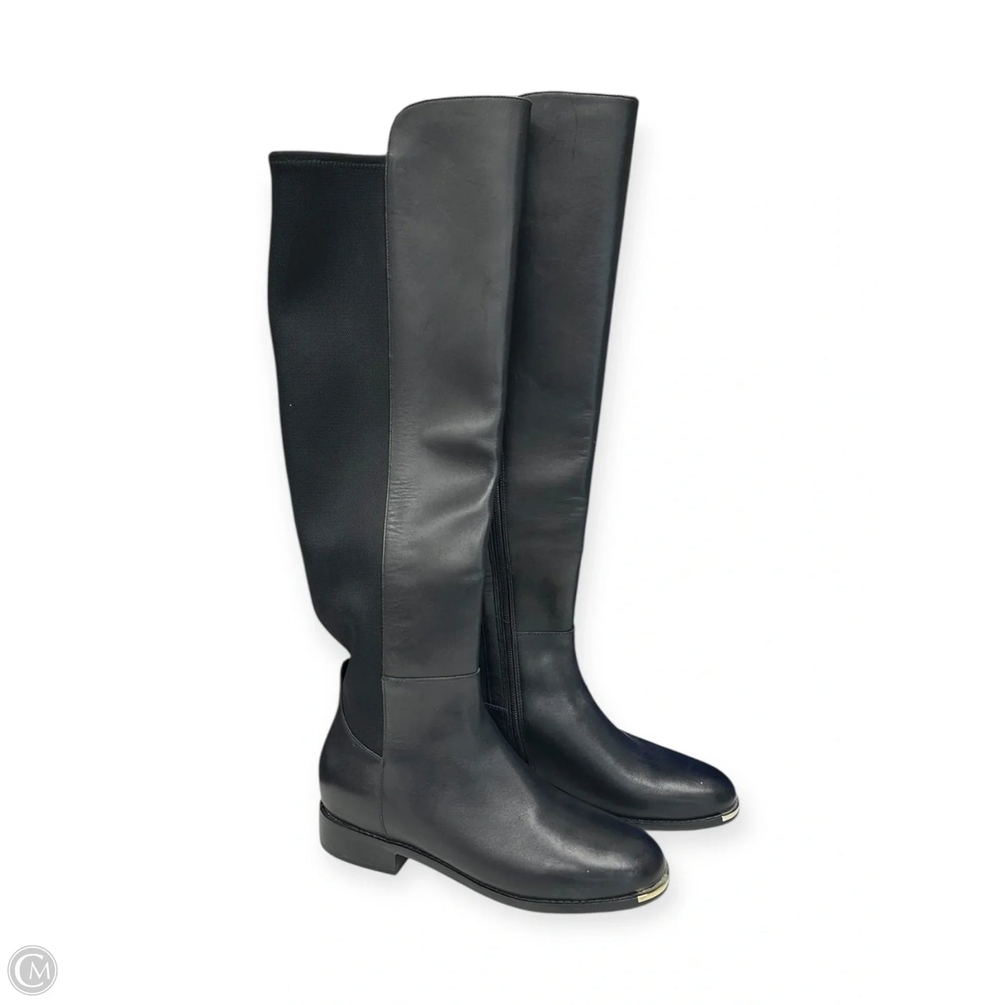 Boots Knee Flats By Cole-haan In Black, Size: 6.5