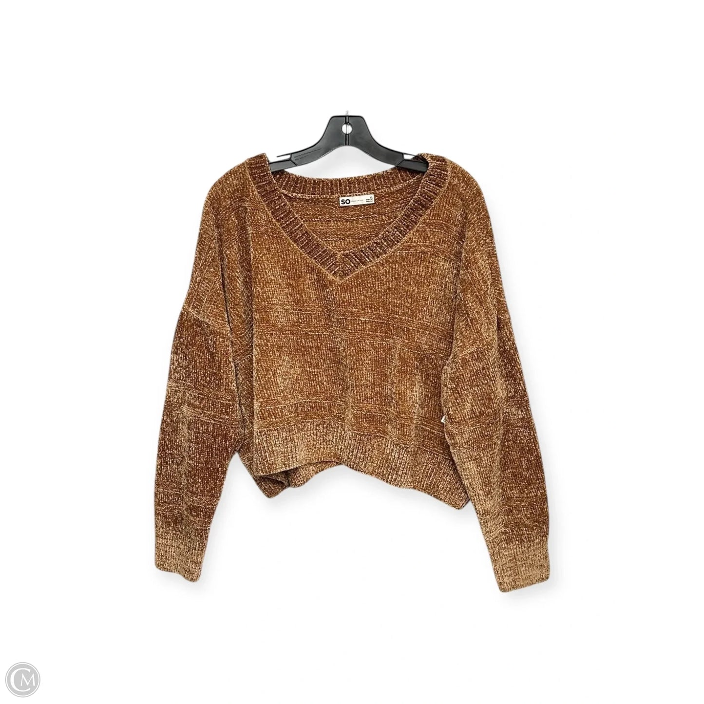 Sweater By So In Brown, Size: Xl