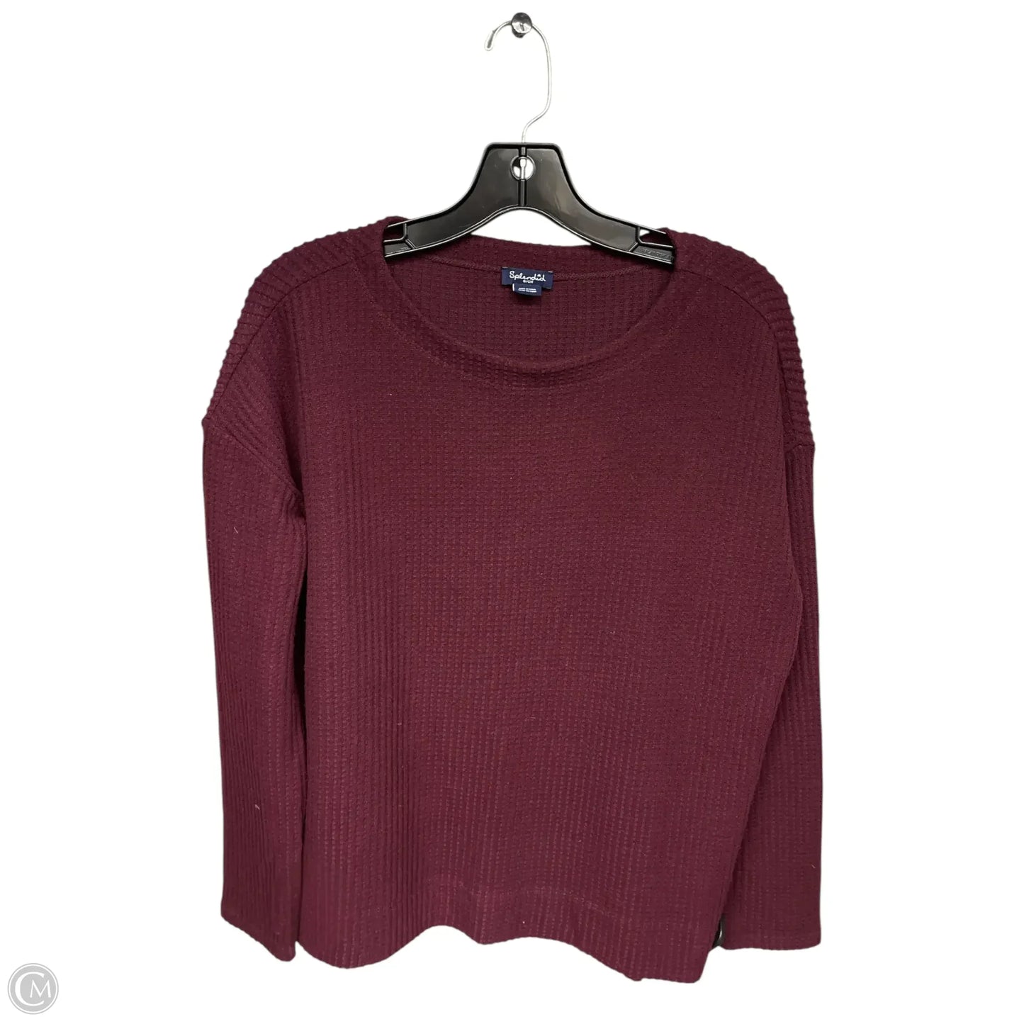 Top Long Sleeve By Splendid In Purple, Size: S