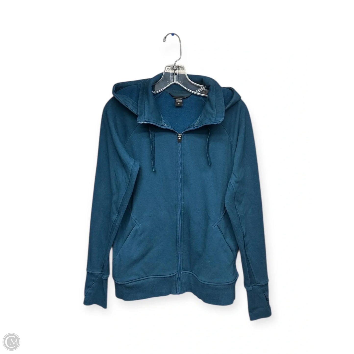 Athletic Jacket By Athleta In Teal, Size: M